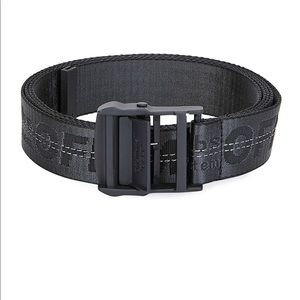 Off-White Industrial Black logo men belt N…